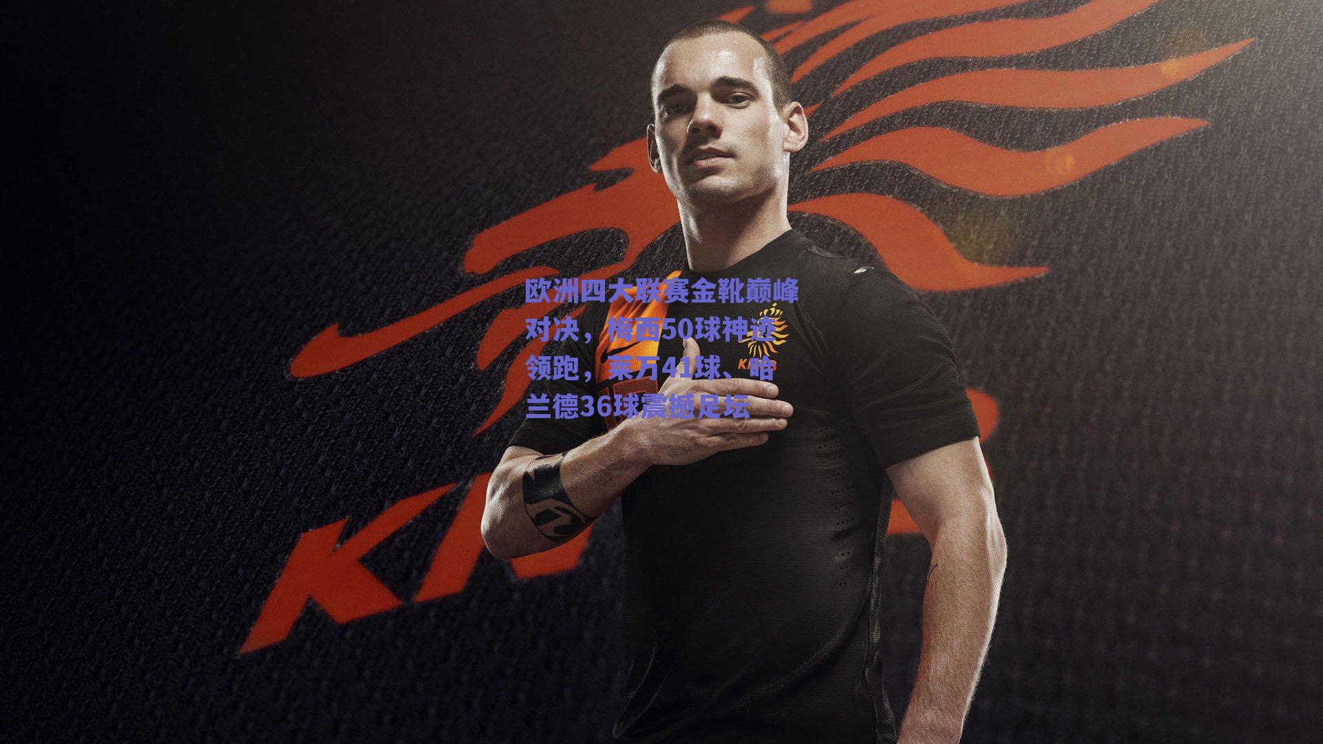 欧洲四大联赛金靴巅峰对决，梅西50球神迹领跑，莱万41球、哈兰德36球震撼足坛